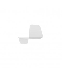 Mensola Flap 420 in metallo bianco