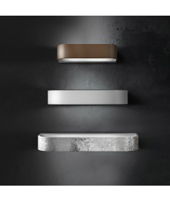 Applique Handles rame bianco foglia argento