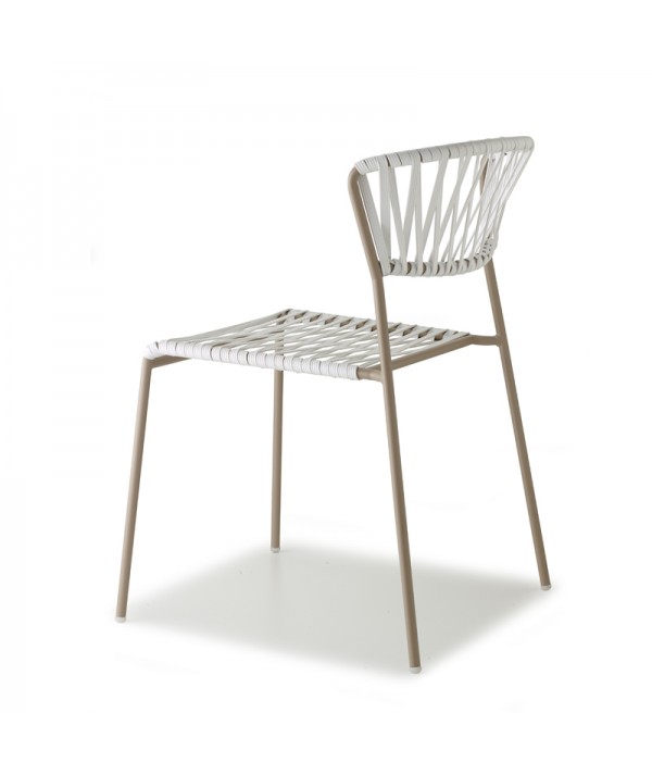 sedia lisa club per esterno multicolore scab design in pvc