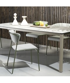 Sedia Lisa Waterproof colorata scab design alluminio