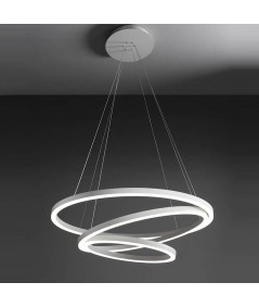 Lampada a sospensione Hurricane in alluminio 