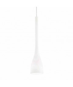 lampada a sospensione ideal lux in metallo colore bianco