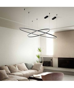 lampada oracle slim round nera idela lux alluminio