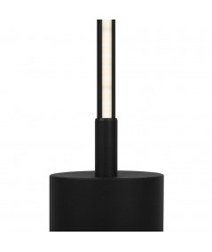 lampada da terra flow maytoni nera a led