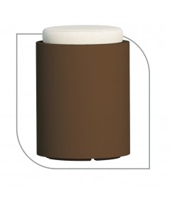 comfy round seduta per esterno monacis multicolore