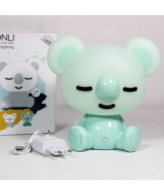 lampada koala verde menta