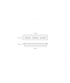 lampada a soffitto a led Way  dimensioni