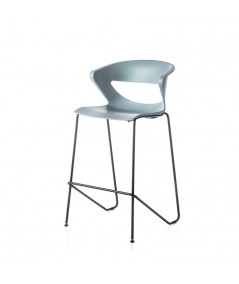 sgabello kicca stool semi-slitta