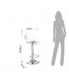 dettaglio dimensioni sgabello Susy