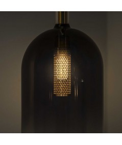 Dettaglio lampada empire dalla forma cilindrica