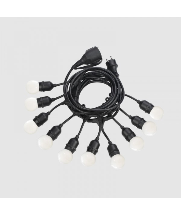 lampada nera a sospensione per esterno fiesta sp10