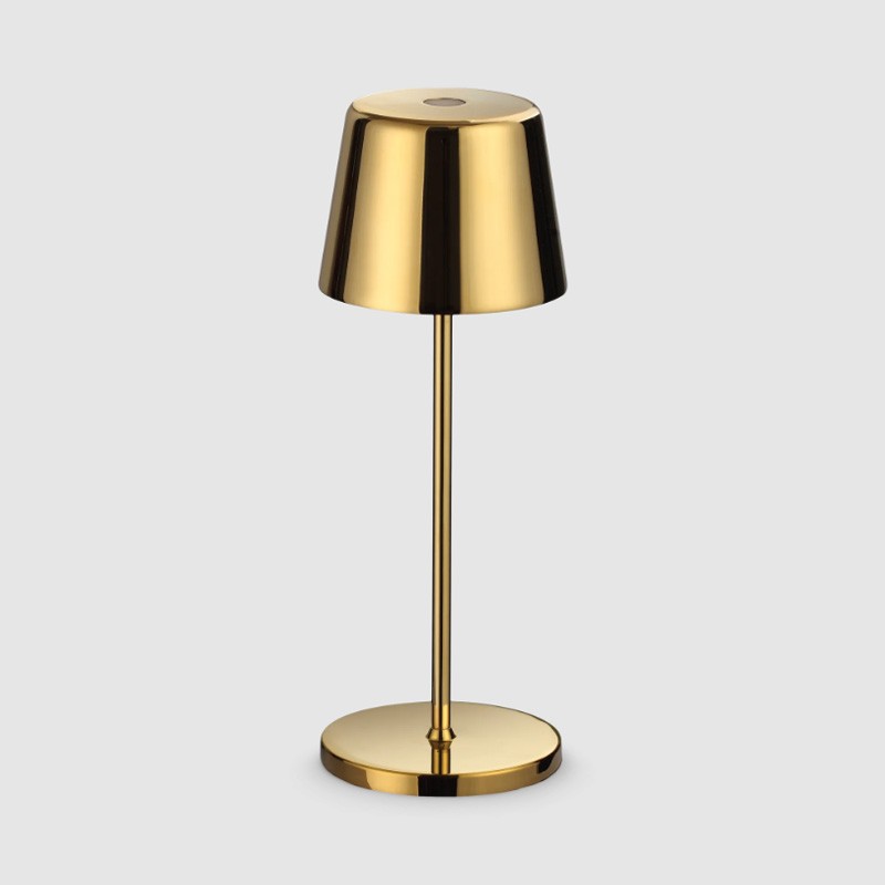 lampada da tavolo per esterno oro di idea lux