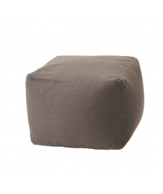 Pouf Archimede per ambienti outdoor in tessuto tecnico grigio antracite