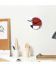 Orologino mondrian colorato di dESIGNoBJET