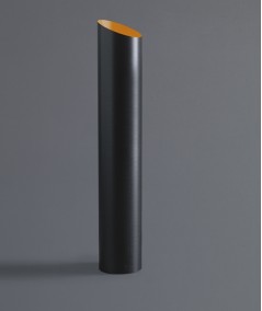 Lampada da tavolo Slice in fibra di carbonio interno arancio