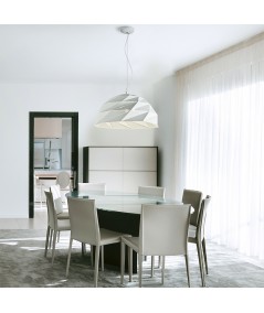 lampada mezza sfera bianca ambientata
