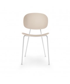 tondina pop acciaio bianco opaco cipria