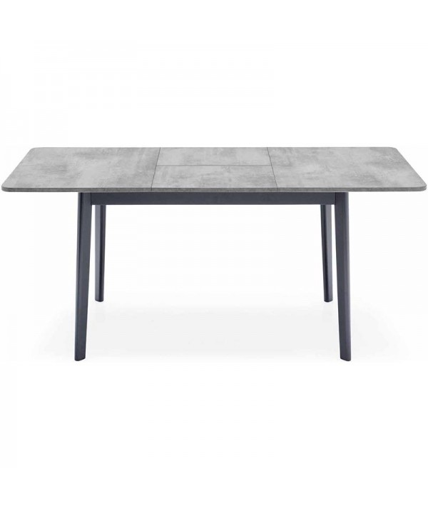 tavolo allungabile dine di connubia calligaris in faggio e nobilitato grigio aperto