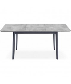 tavolo allungabile dine di connubia calligaris in faggio e nobilitato grigio aperto