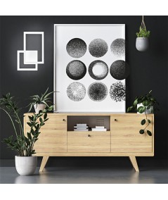 applique in metallo verniciato bianco di perenz ambientata