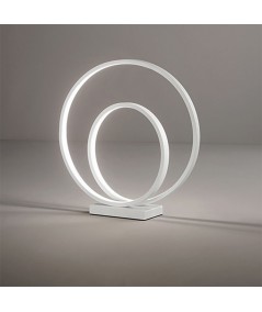 lampada da tavolo ritmo  bianco opaco di perenz