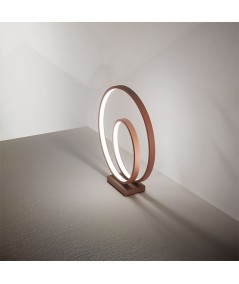 lampada da tavola ritmo cannella di perenz