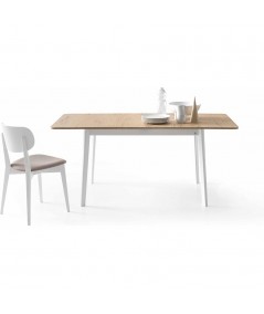 tavolo allungabile dine di connubia calligaris in faggioe nobilitato rovere naturale