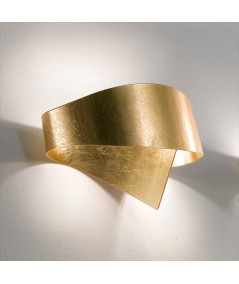 Applique scudo foglia di Selène oro