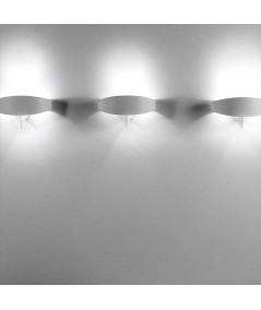 Applique scudo di Selène bianco fronte