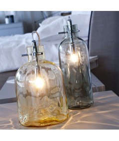 lampada da tavolo bossa nova ambra  di selène