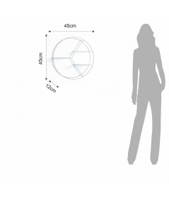 Mensola da parete Sorbo dimensioni di Tomasucci