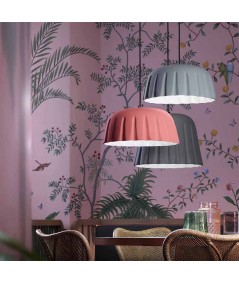 lampade a sospensione di ferroluce in ceramica colorata ambientata