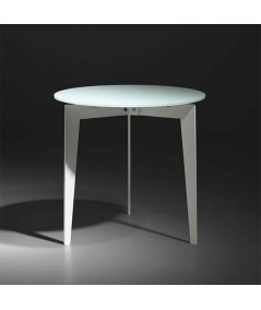 Tavolino Rotondo Nordic bianco